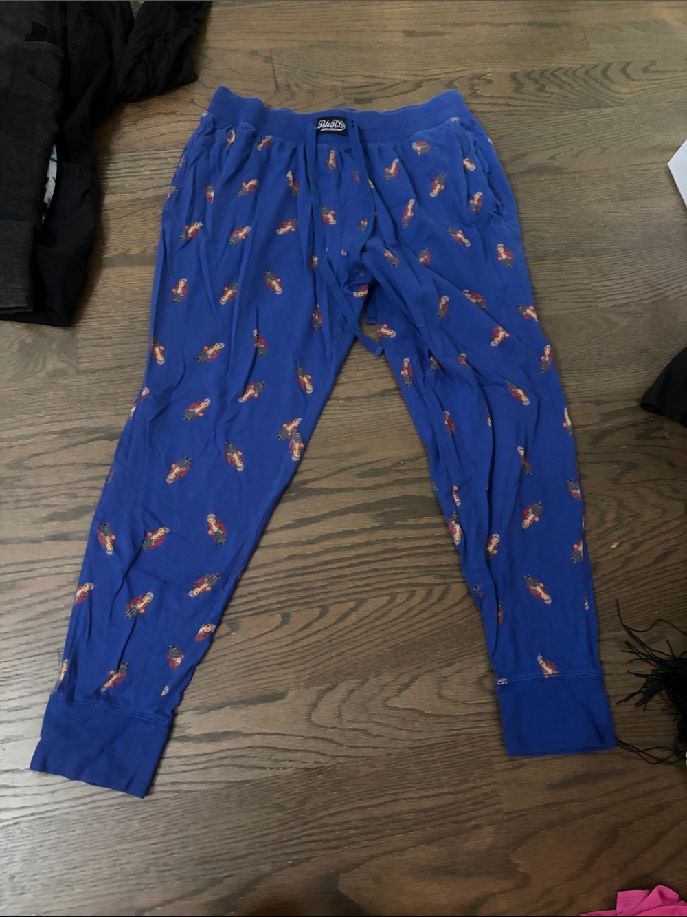 Polo Men's Blue Printed Lounge Pants